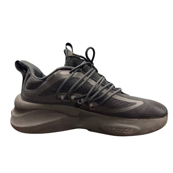 Adidas Men\'s AlphaBoost V1 Black Carbon Running Shoes Size 12